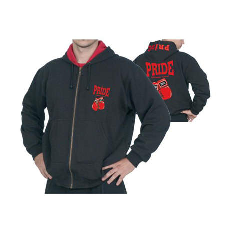 Picture of Sports jacket with a hood and a boxing motif