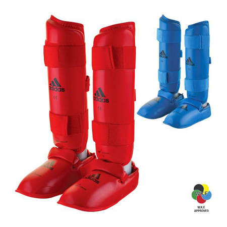 Picture of adidas WKF karate shin and foot protectors 