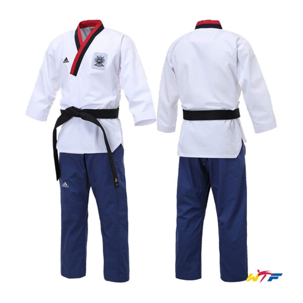 Picture of adidas WTF dobok for forms (Poomsae) for junior men